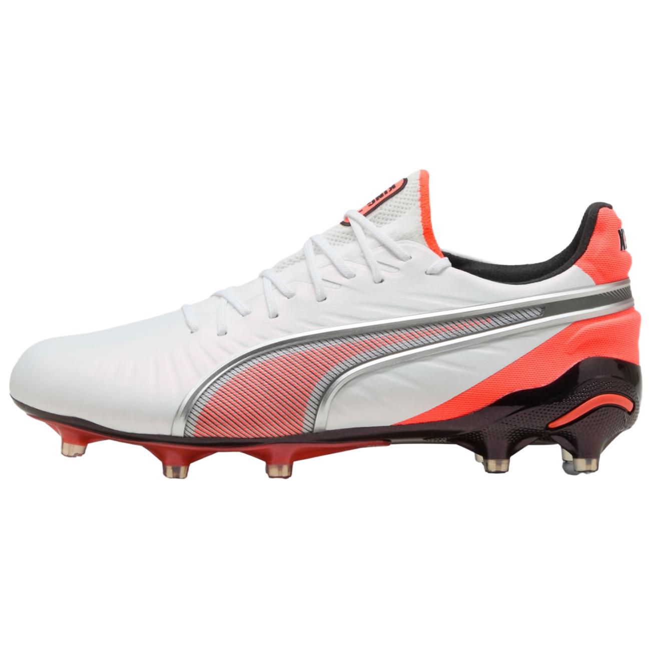 PUMA Футбольные бутсы King Ultimate Support унисекс белого цвета