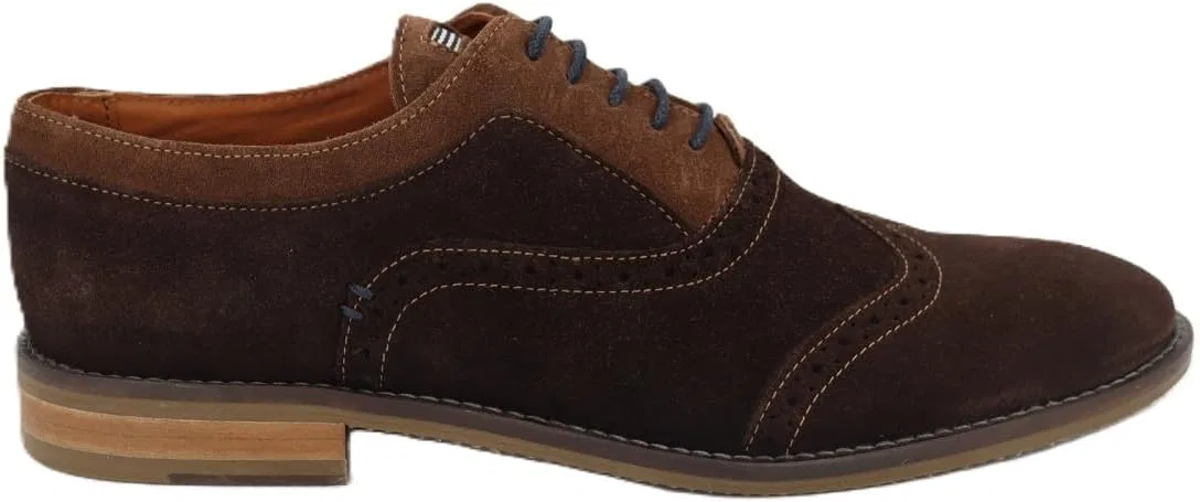 Туфли Schmoove Men's Broadway Perfos Lace-Up Semi-Shoe, Braun Roger 21 — фото 2