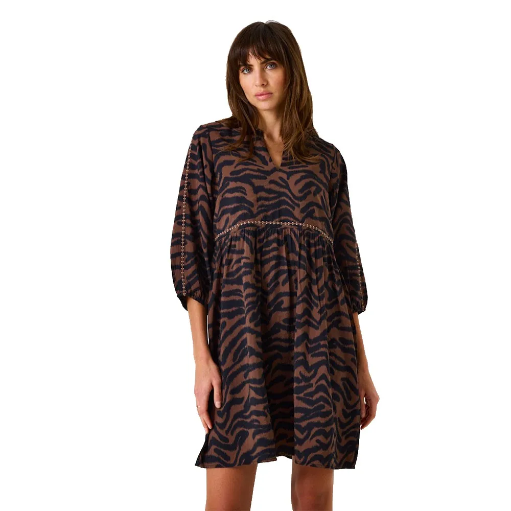 

Платье Garcia J50080 long sleeve short, коричневый