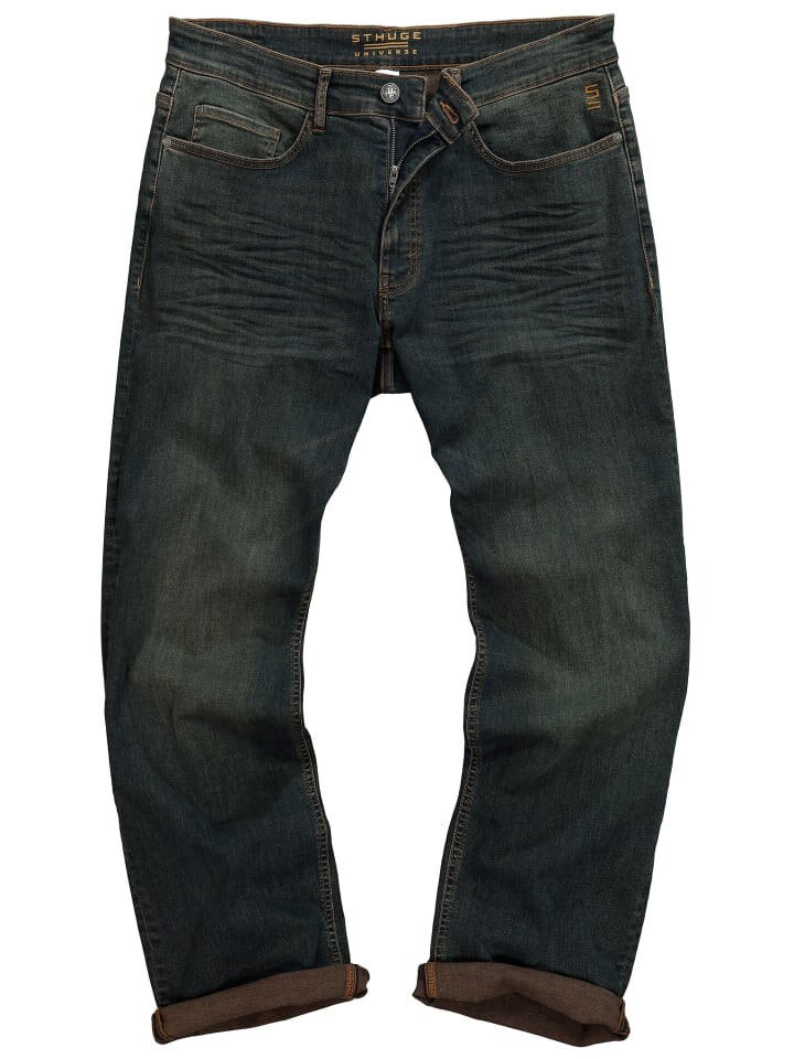 

Джинсы STHUGE Jeanshose, цвет denimblau