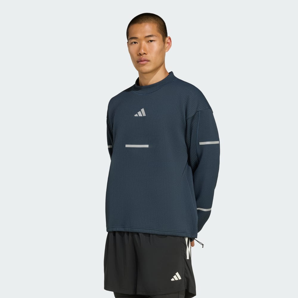 

Толстовка Adidas Adi365 Running CLIMAWARM+ Crewneck, черный