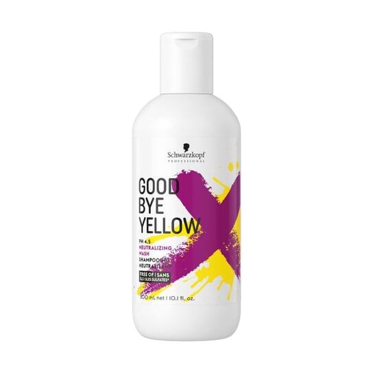 

Шампунь, нейтрализующий желтые оттенки светлых волос, 300мл Schwarzkopf Goodbye Yellow