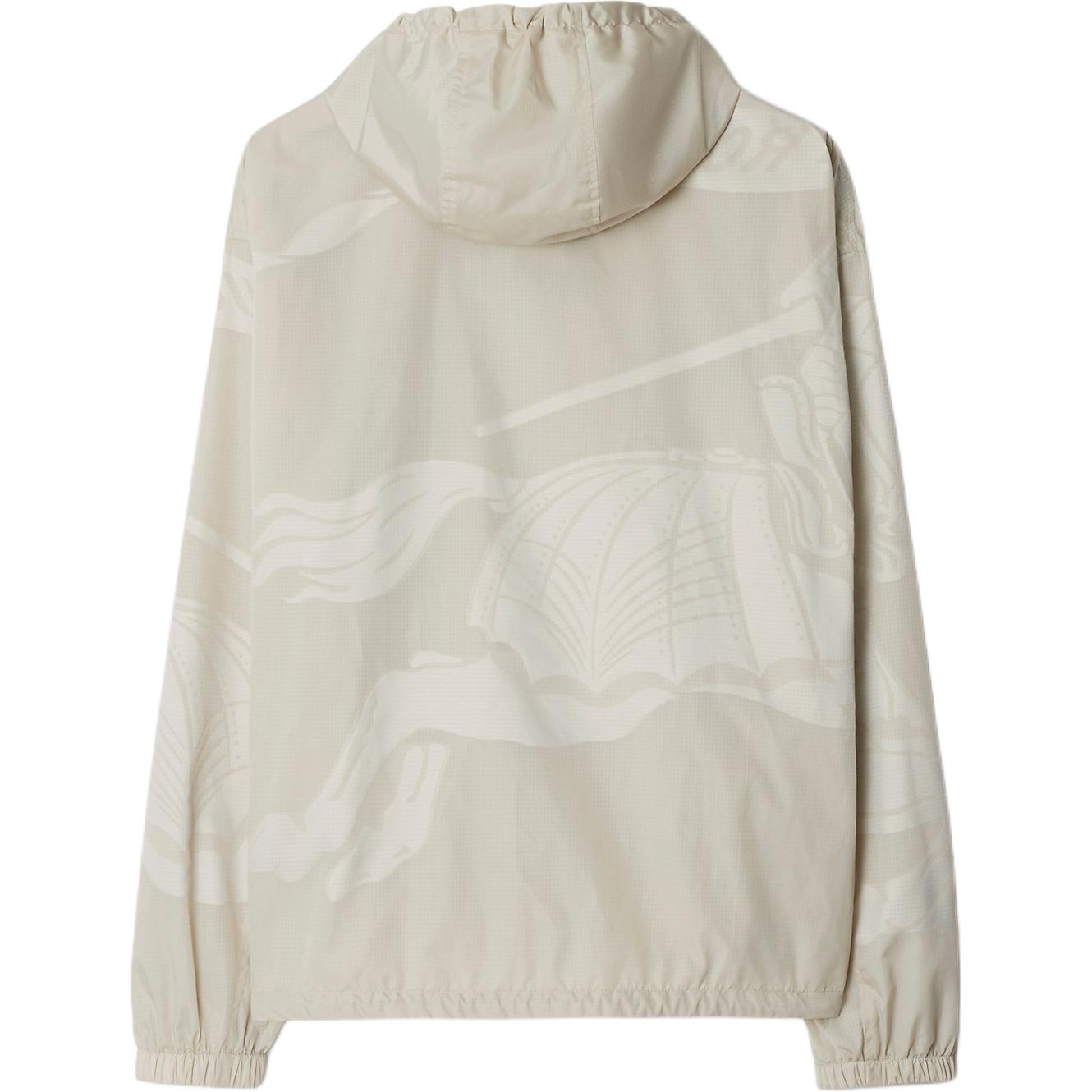 Толстовка Burberry Zip Up Hoodie, бежевый — фото 3