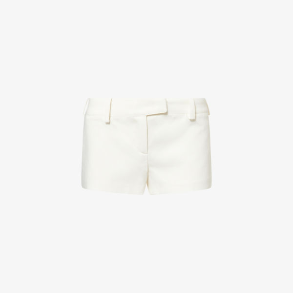 

Римские узкие шорты из ткани The Frankie Shop, белый