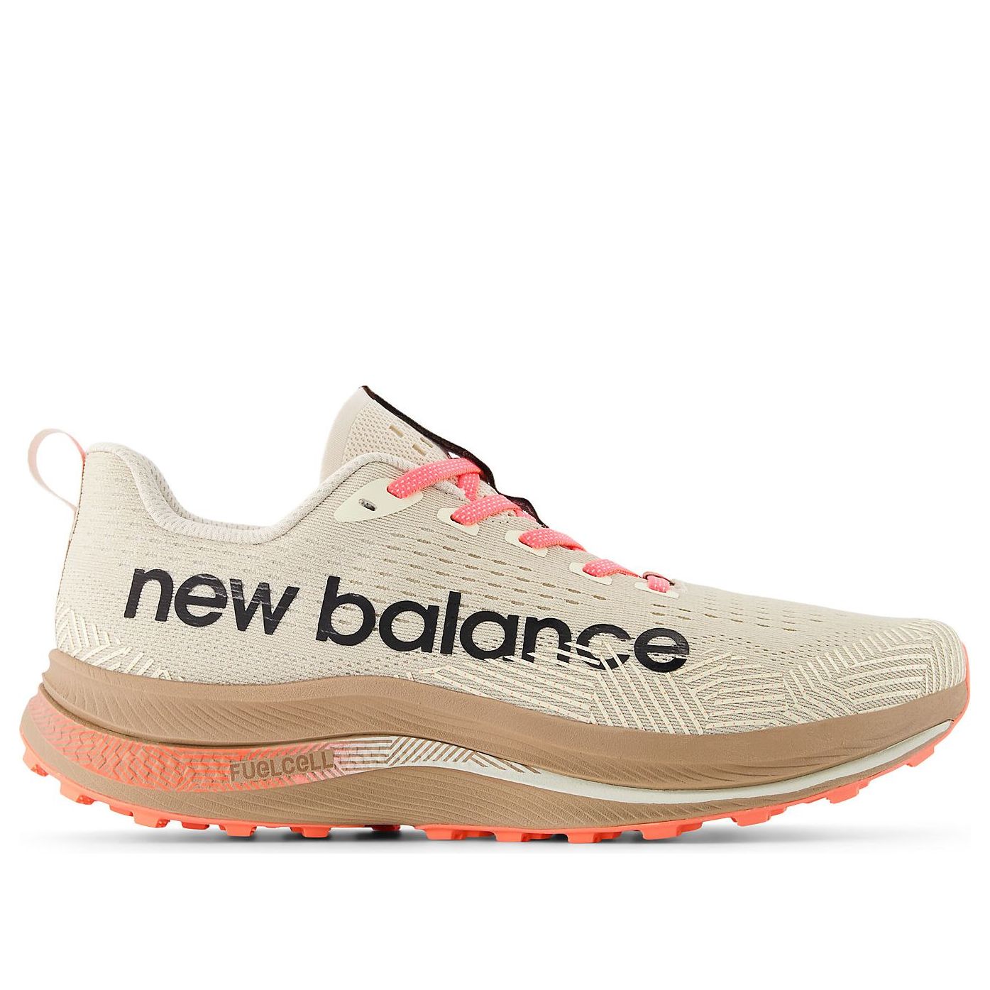 Кроссовки New Balance FuelCell SuperComp Trail 'Bisque Urgent Red Black' — фото 2