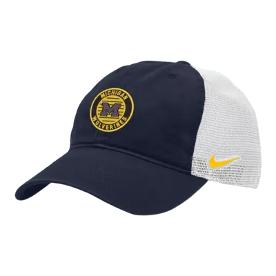 

Бейсболка Nike Michigan Heritage86 College Trucker Hat, темно-синий