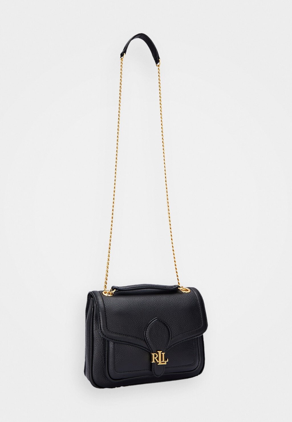 

Сумка через плечо PEBBLED SMALL BRADLEY CONVERTIBLE BAG Ralph Lauren, черный