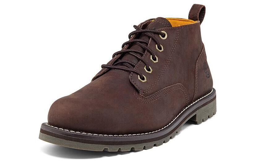 Мужские уличные ботинки Timberland из натуральной кожи, темно-коричневый — фото 3