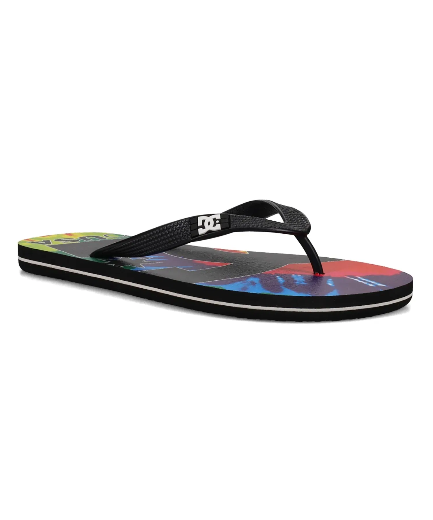 Мужские пляжные сандалии DC SHOES SPRAY GRAFFIK чёрно-белые