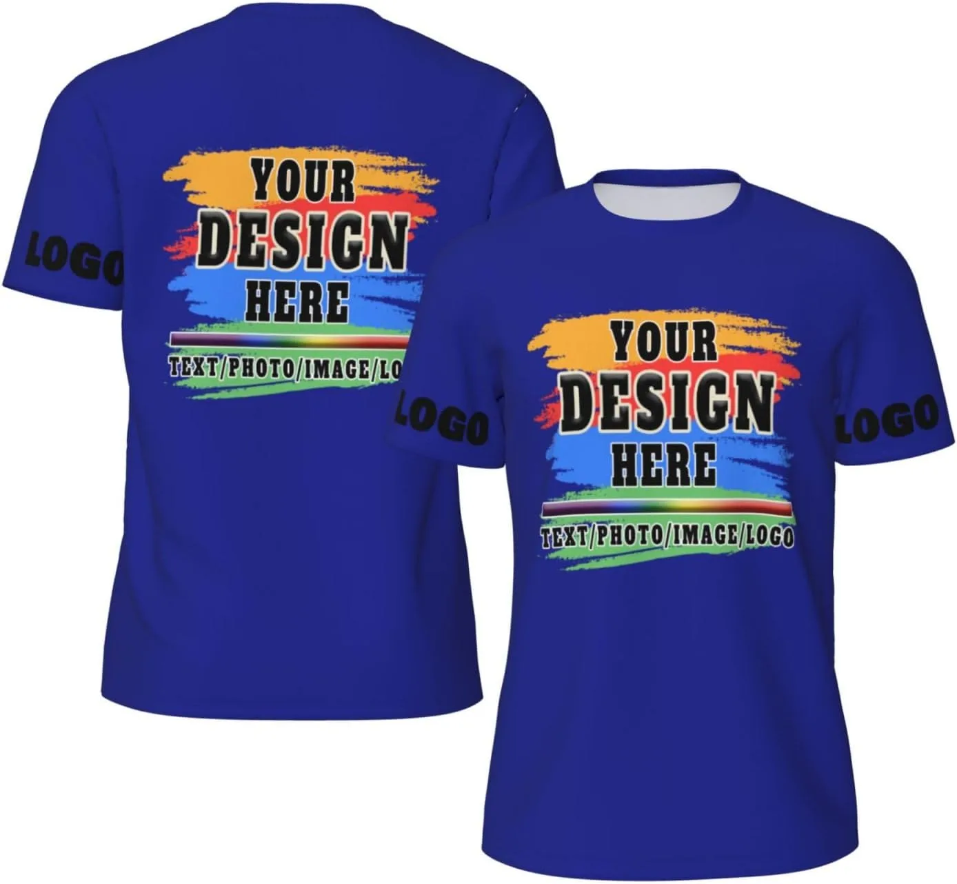 

Футболка Custom T Shirt, дизайн Multi-color