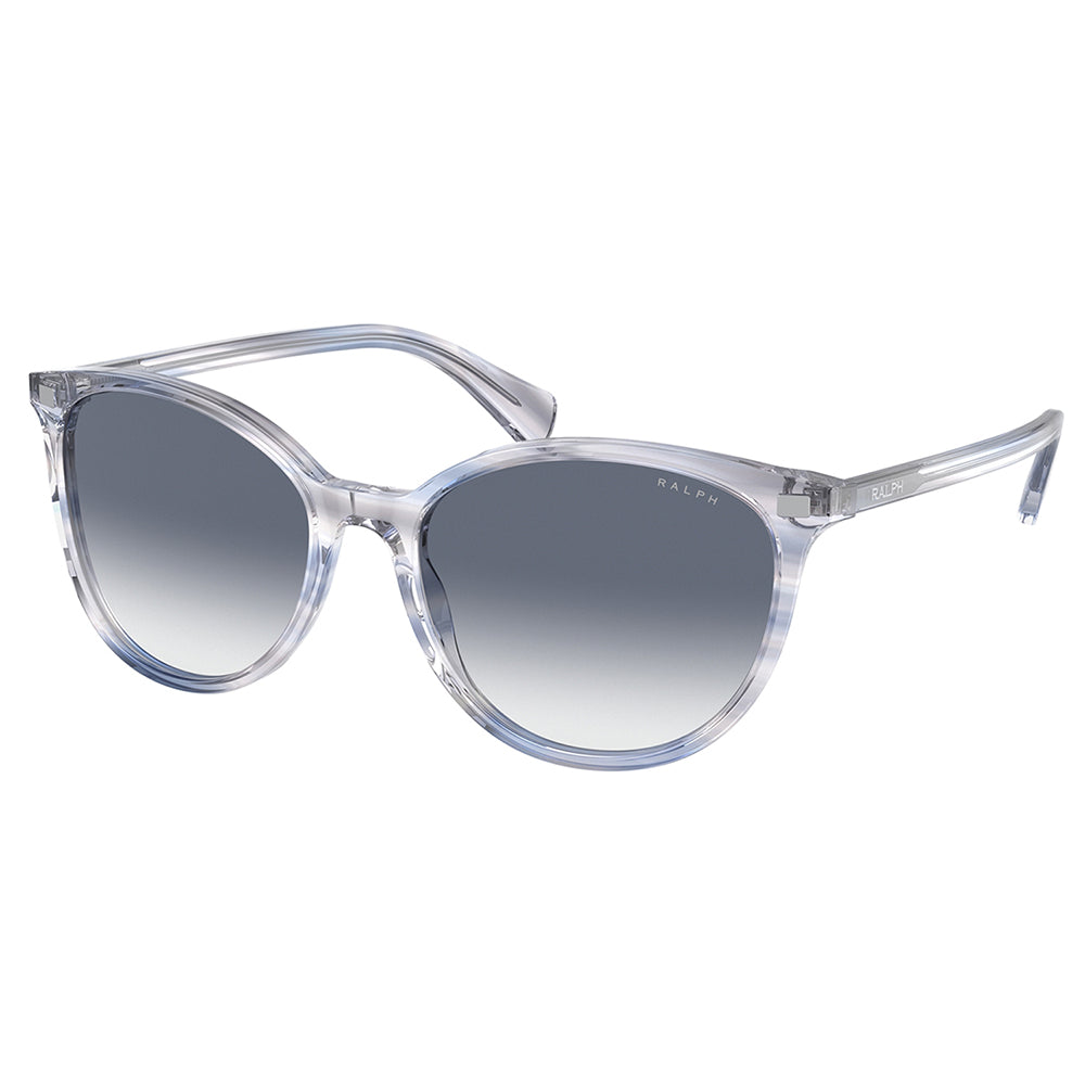 

Ralph Lauren RA 5296 6035X0 55 мм женские круглые солнцезащитные очки, цвет shiny striped blue brown