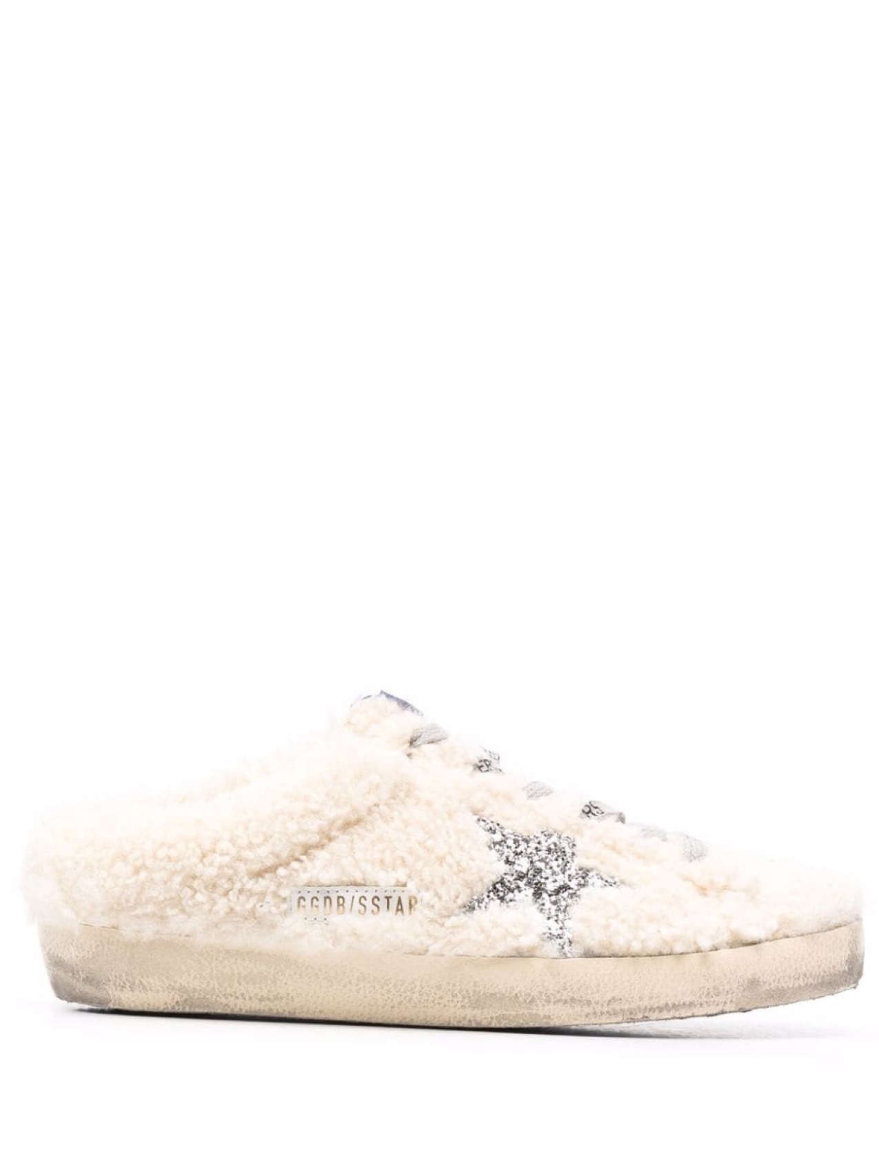 

Golden Goose кеды Super-Star Sabot из овчины, белый