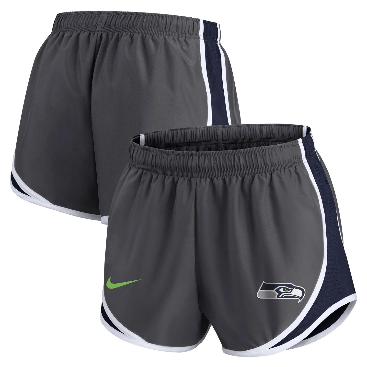 

Женские темно-серые шорты Nike Seattle Seahawks с логотипом Performance Tempo Nike, Серый, Женские темно-серые шорты Nike Seattle Seahawks с логотипом Performance Tempo Nike