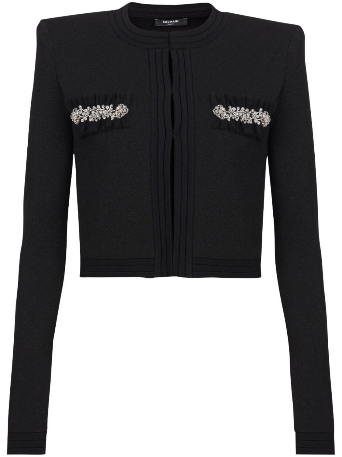 

Balmain кардиган с кристаллами, черный