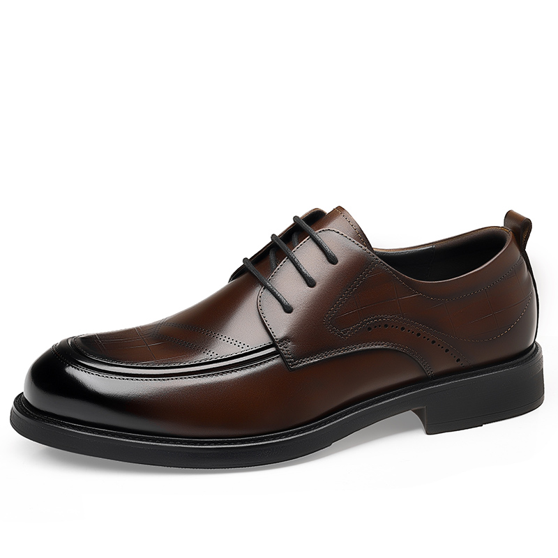 

POPULAR ROUSE PR Коричневые мужские туфли, цвет Brown