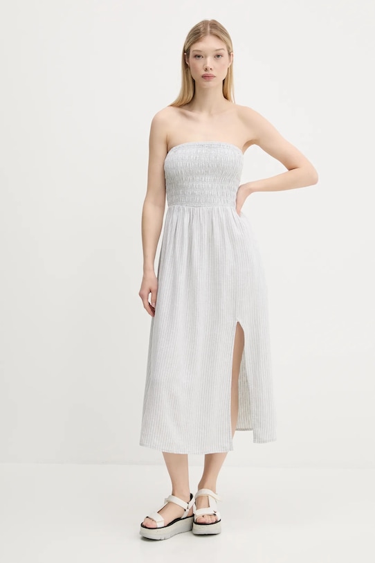 

Льняное платье Hollister Co., серый