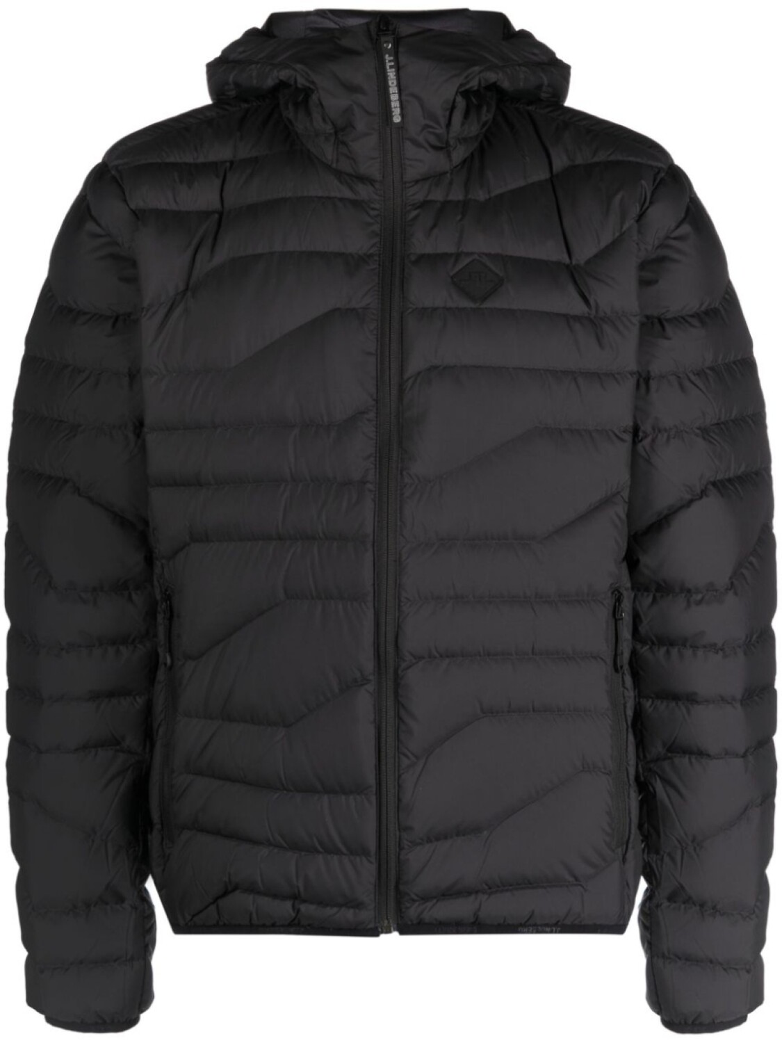 

J.Lindeberg Cliff logo-patch padded jacket, черный