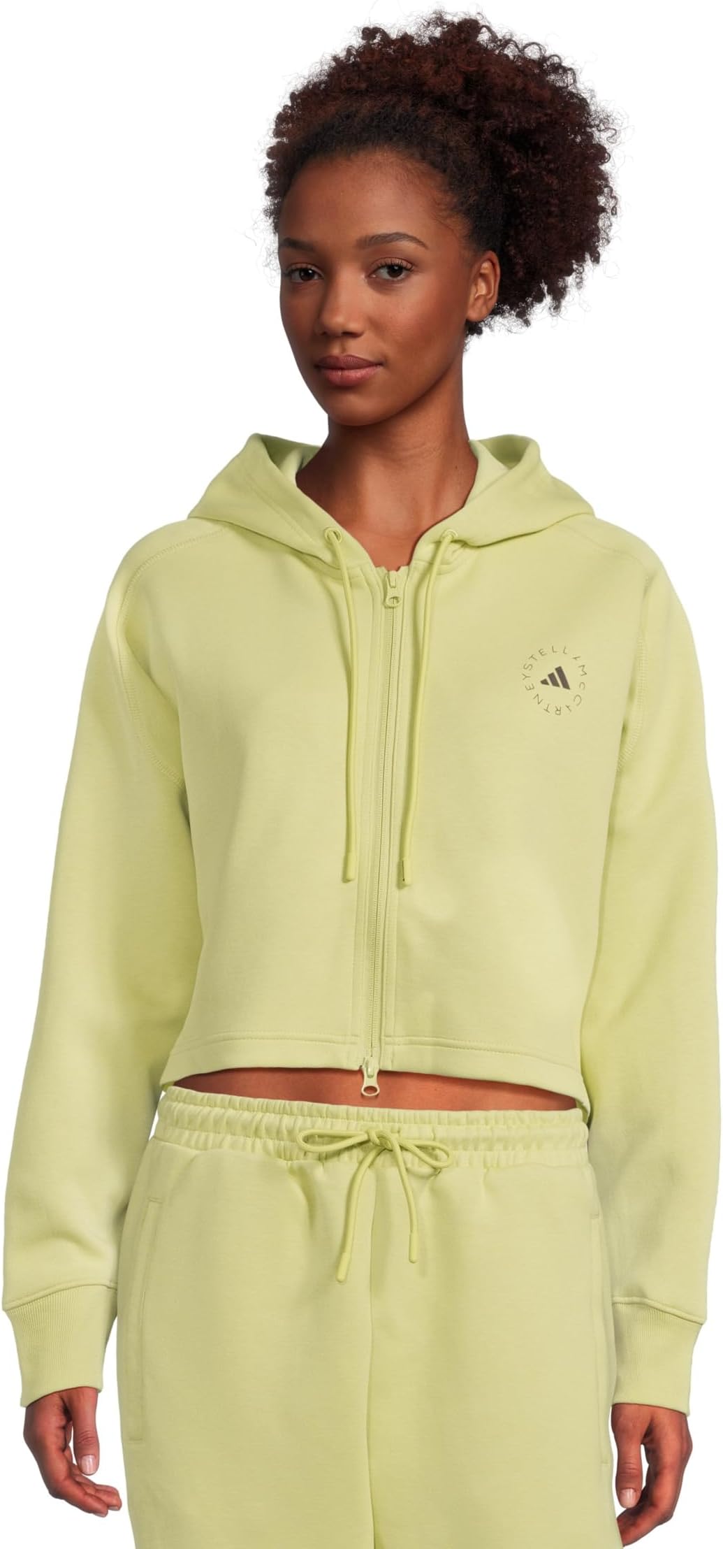

Худи Adidas by Stella McCartney Adidas by Stella McCartney Sportswear - Cropped Hoodie JJ0142, Halo Gold