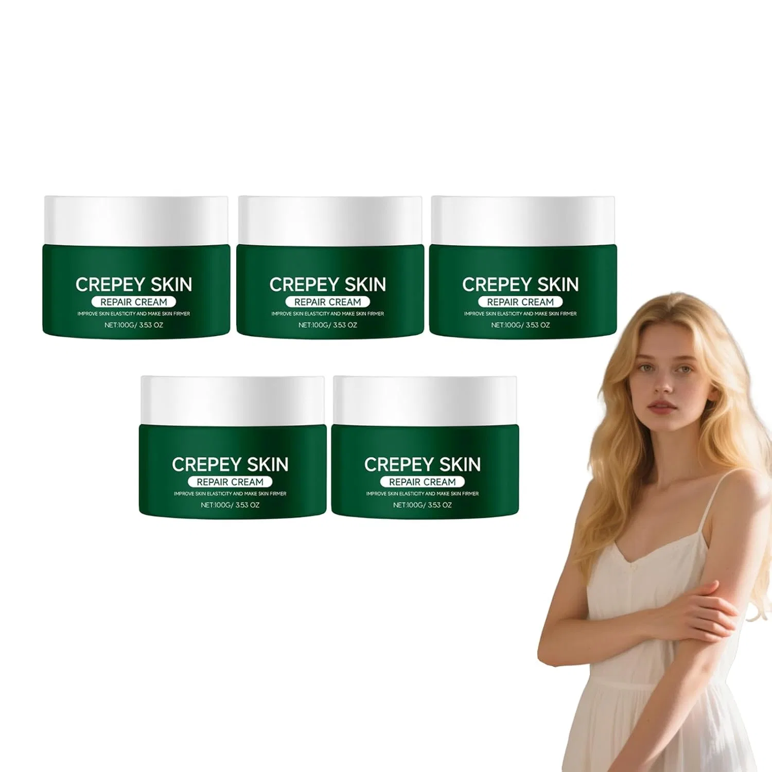 Крем для лица Vkaoess — Crepey Skin Repair с гиалуроновой кислотой , 5 Boxes, 100 г