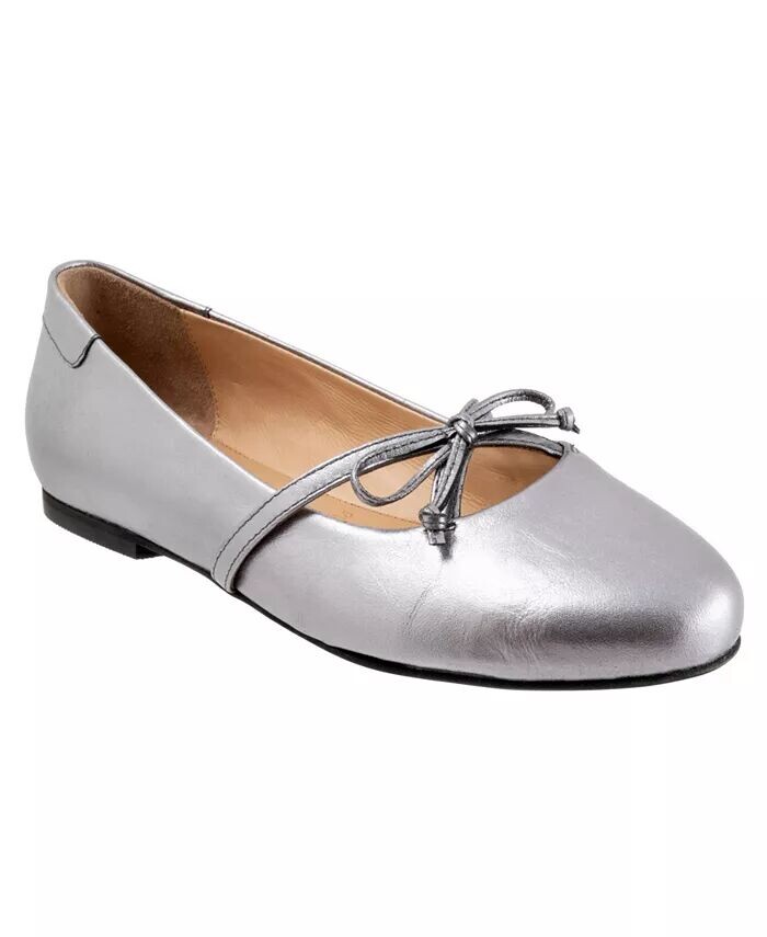 Балетки Кариссы Trotters, серебряный