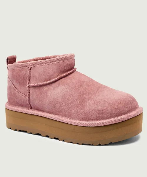 

Классические ультрамини-ботинки для снегоступов на платформе Ugg, розовый