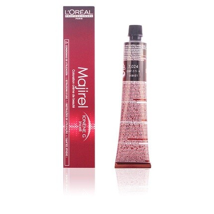 

L'Oreal Majirel 7.024 Натуральная переливающаяся медно-русая краска для волос 50 мл