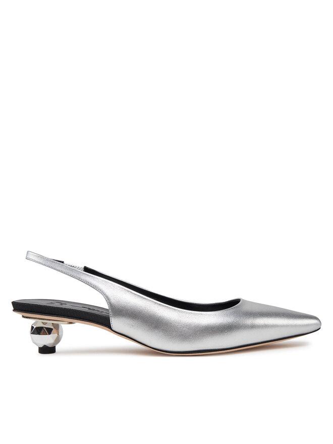 Сандалии Gallico 2515521034600 Weekend Max Mara, серебряный