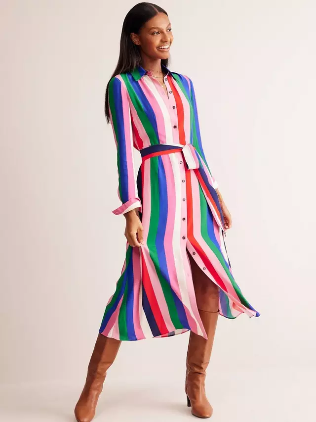 

Платье Boden Kate Stripe Shirt, разноцветный