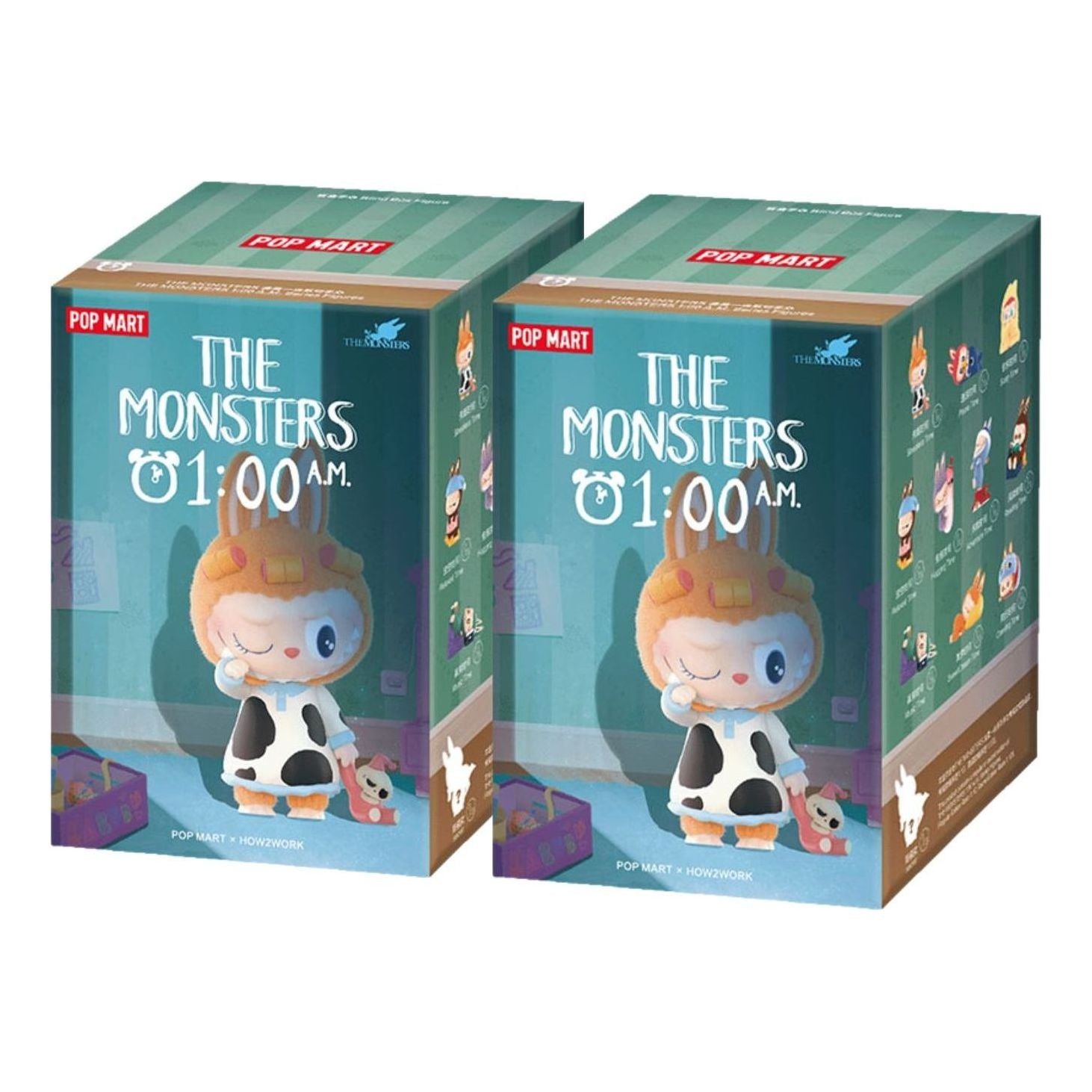 

Фигурки Pop Mart из серии «Монстры: 1:00 утра», запечатанные коробки (2 закрытых коробки)