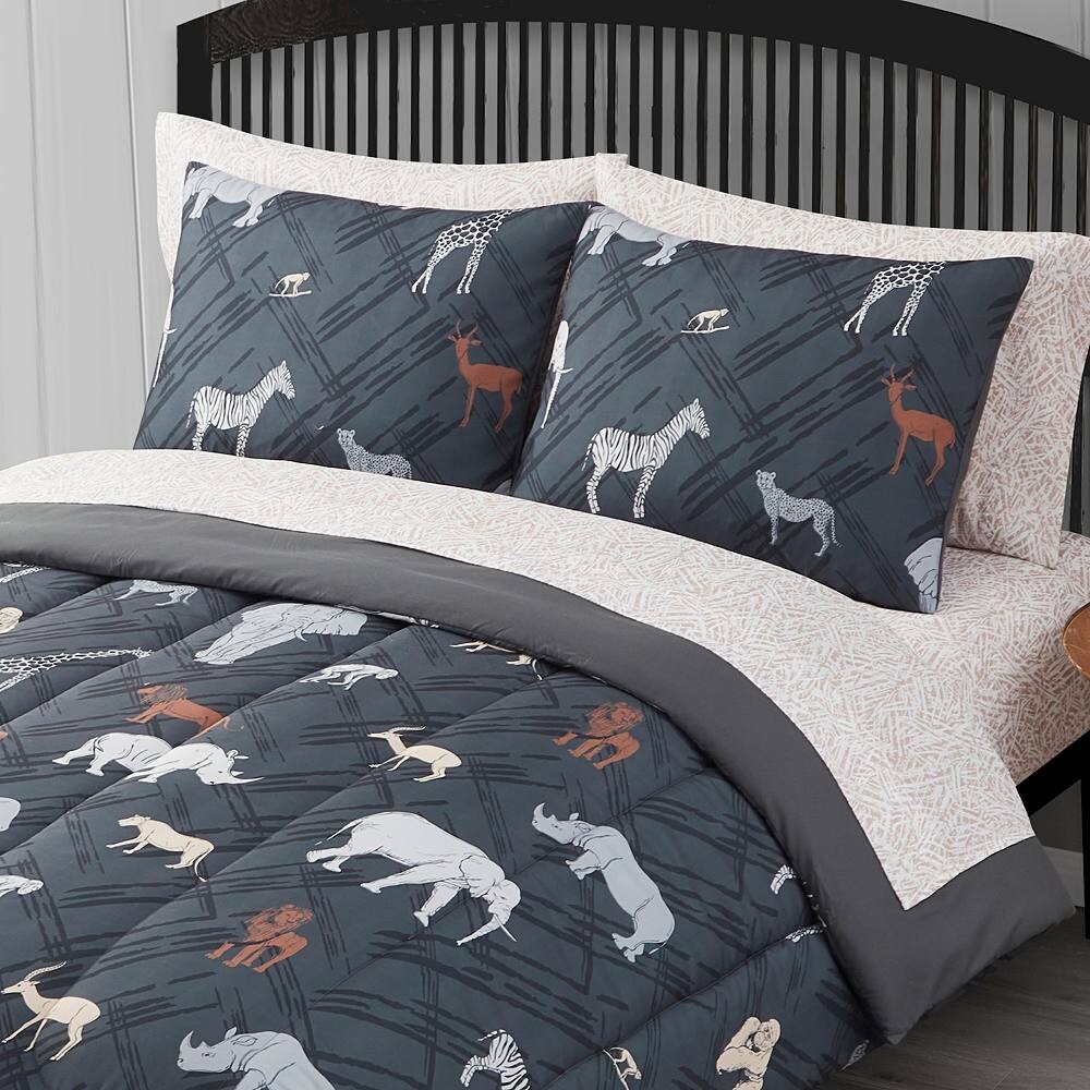 

Детское одеяло и комплект постельного белья Sweet Home Collection в стиле сафари «кровать-в-мешке», цвет Safari