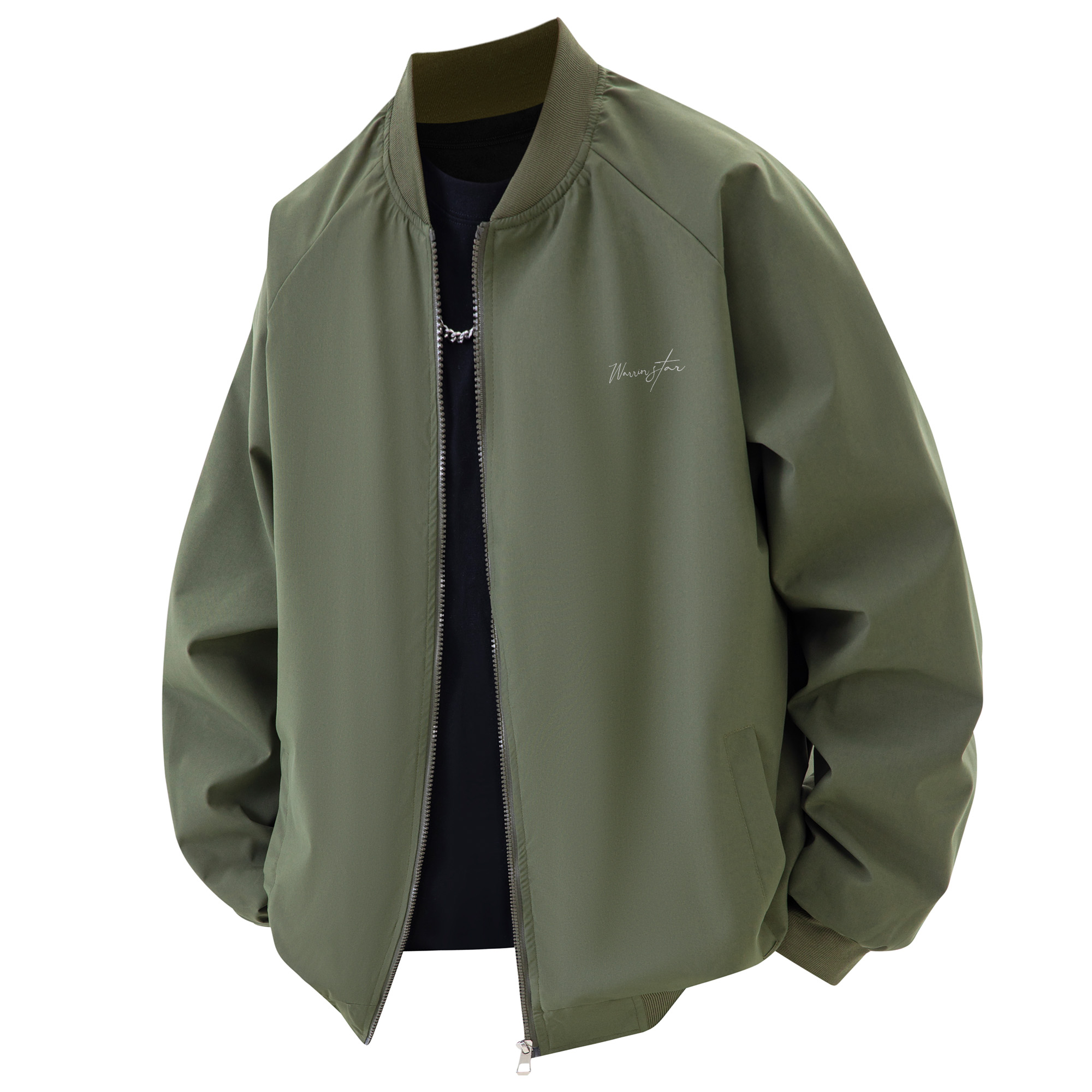 

Куртка Unisex Stand Collar Moderate Pilot WARRIOR, army зеленый (padded thickened)