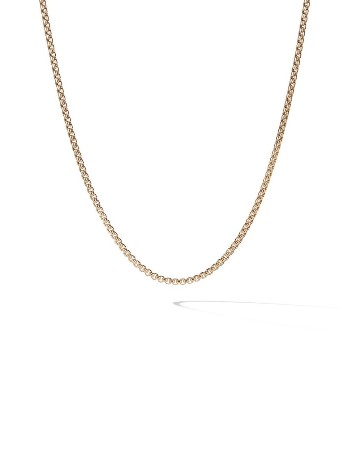 

Цепочное колье Box Chain из желтого золота David Yurman, золотой