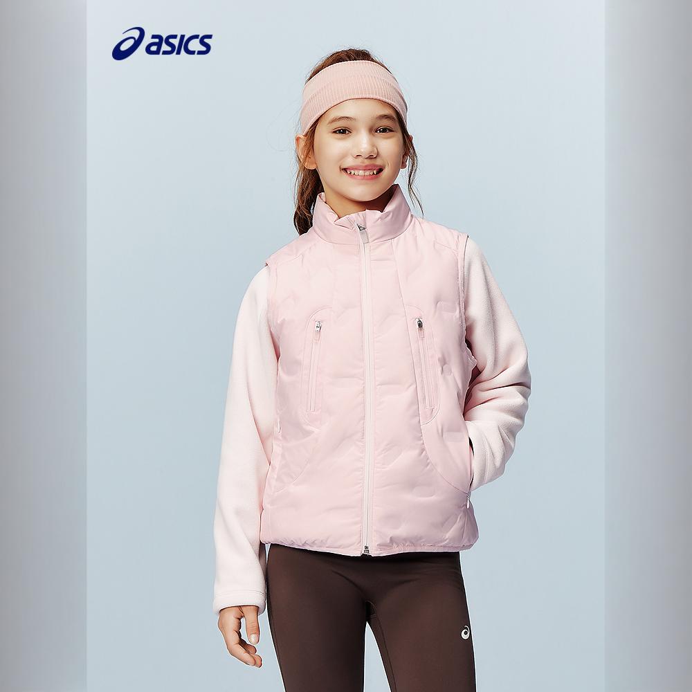Детская пуховая жилетка Grade School Down Vest ASICS, светло-розовый — фото 4