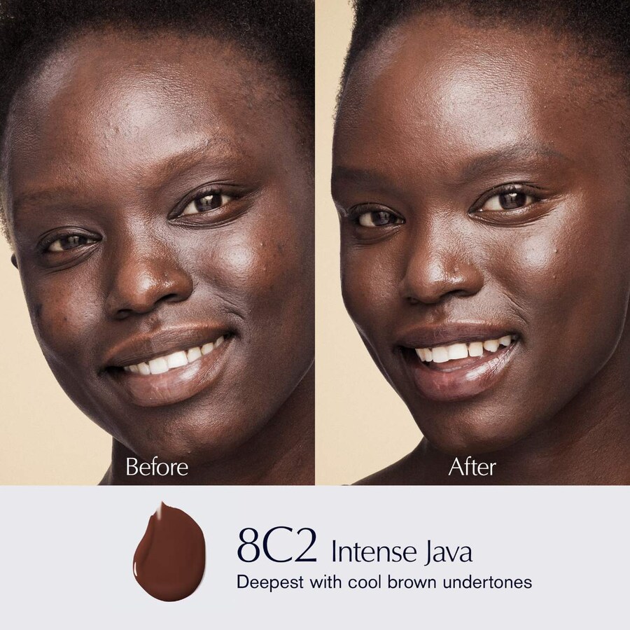 Увлажняющая тональная основа Futurist Hydra Rescue SPF 45 с витамином Е Estée Lauder, 1.2 fl oz/35 mL, 8C2 Intense Java — фото 2