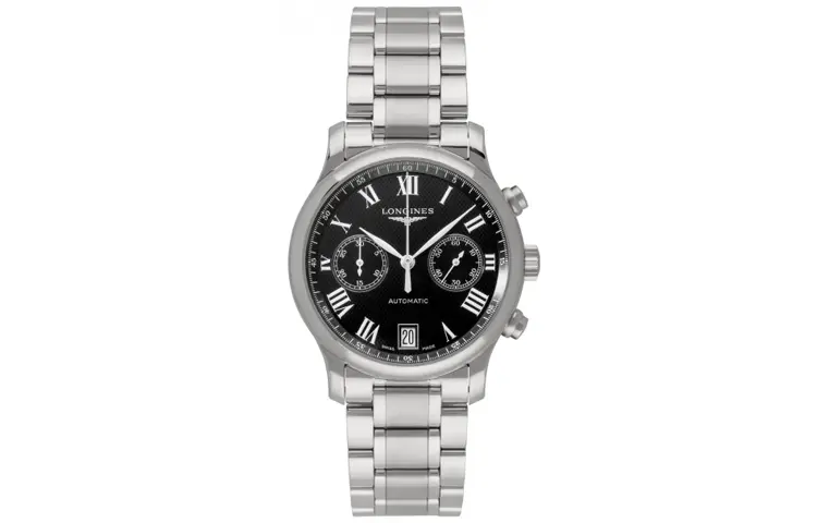 

LONGINES Часы Men's Master Collection Watch, Black Dial