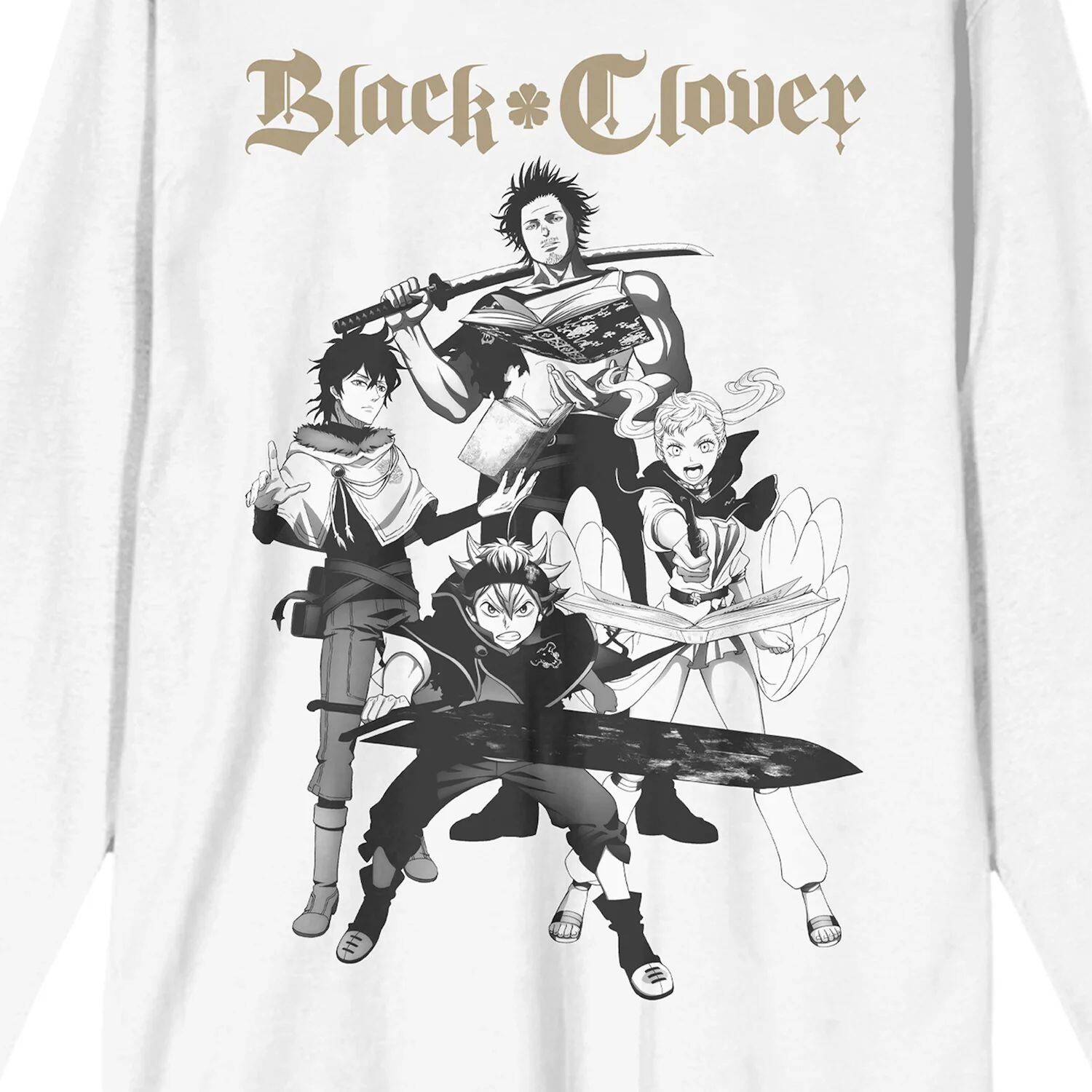 

Мужская футболка с рисунком Black Clover Group Licensed Character