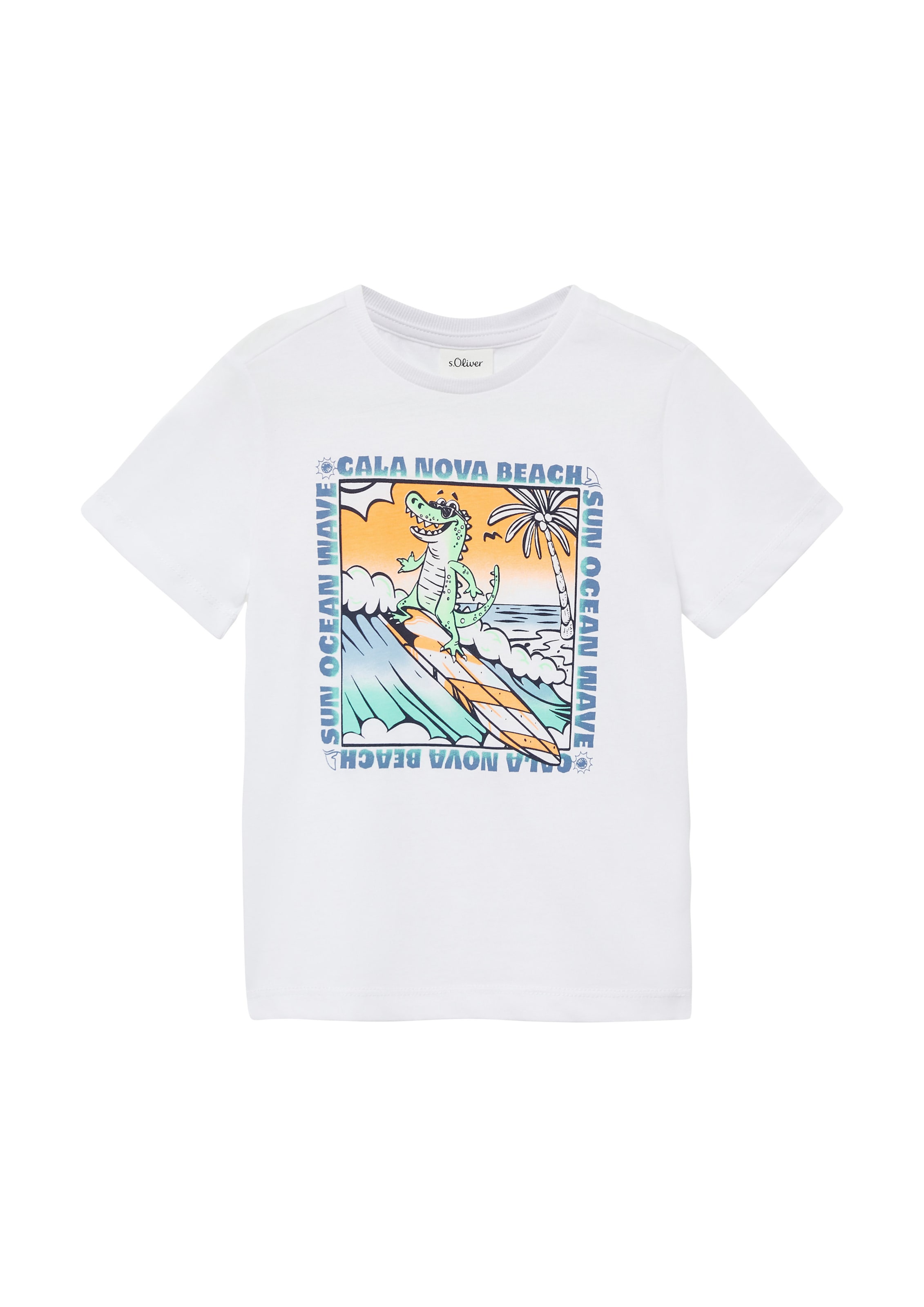 

s.Oliver Футболка в белом цвете