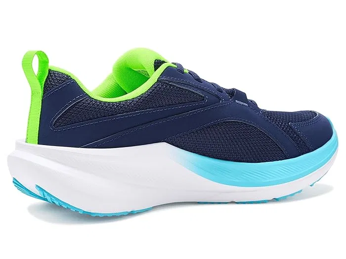Кроссовки Charged Assert 11 Under Armour Kids, Midnight Navy/Blue Blur/Hyper Green — фото 4