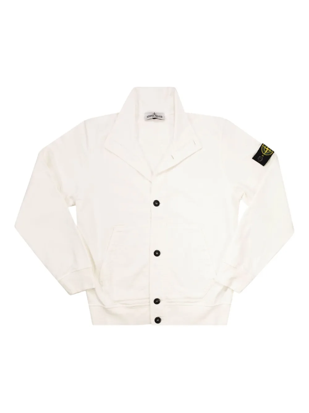 

Свитшот с мотивом компаса Stone Island Junior, белый