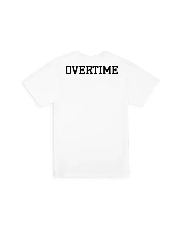 Футболка или классическая - для детей постарше Overtime, White — фото 2