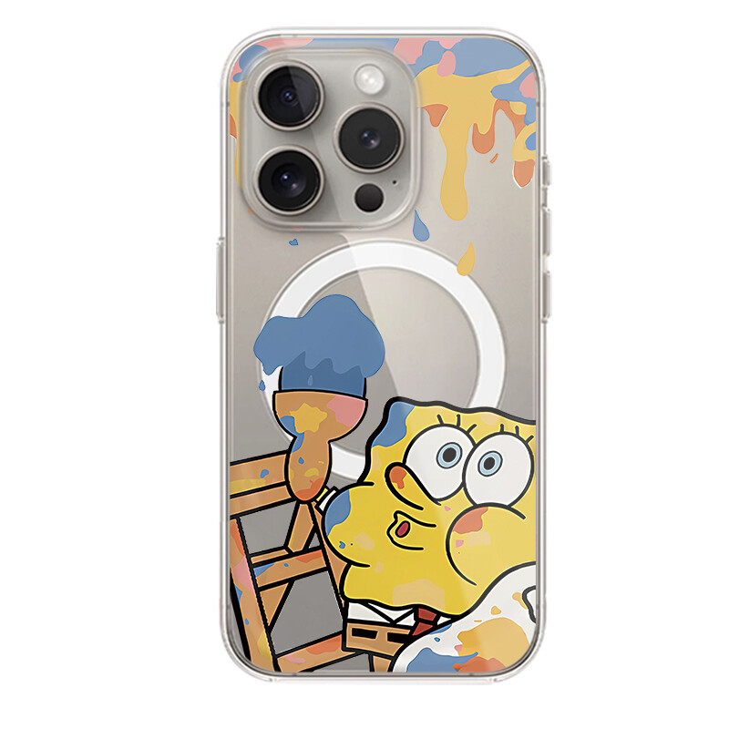 

Чехол для телефона Victory Charge, Transparent magnetic case-transparent 0-TDL graffiti SpongeBob