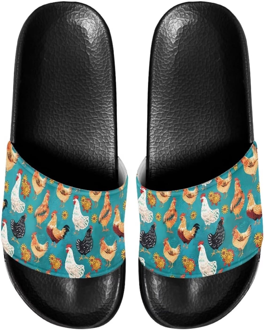 

Повседневные нескользящие шлепанцы для женщин и мужчин, с открытым носком, домашней подошвой, легкие плоские тапочки для ванной и пляжа Annejudy, зеленый