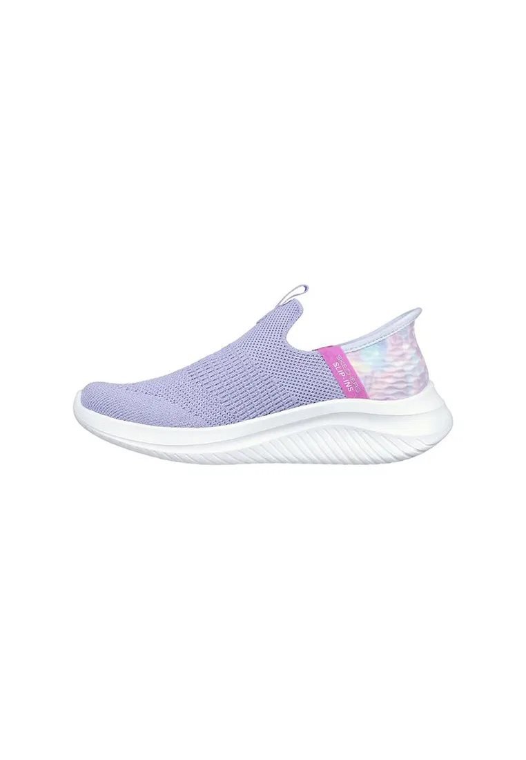 Кроссовки детские, гибкая подошва, ULTRA FLEX 3.0 Skechers, лавандовый — фото 4