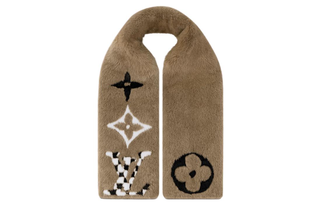

LOUIS VUITTON Шарф Playgram, Brown