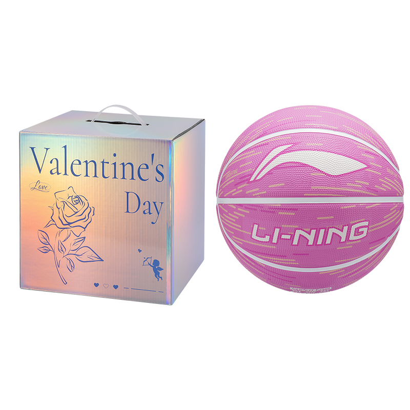 

LINING BadFive Flowing Shadows Collection резиновый баскетбольный мяч white pink размер 7.5 тренировочный соревновательный unisex Китай