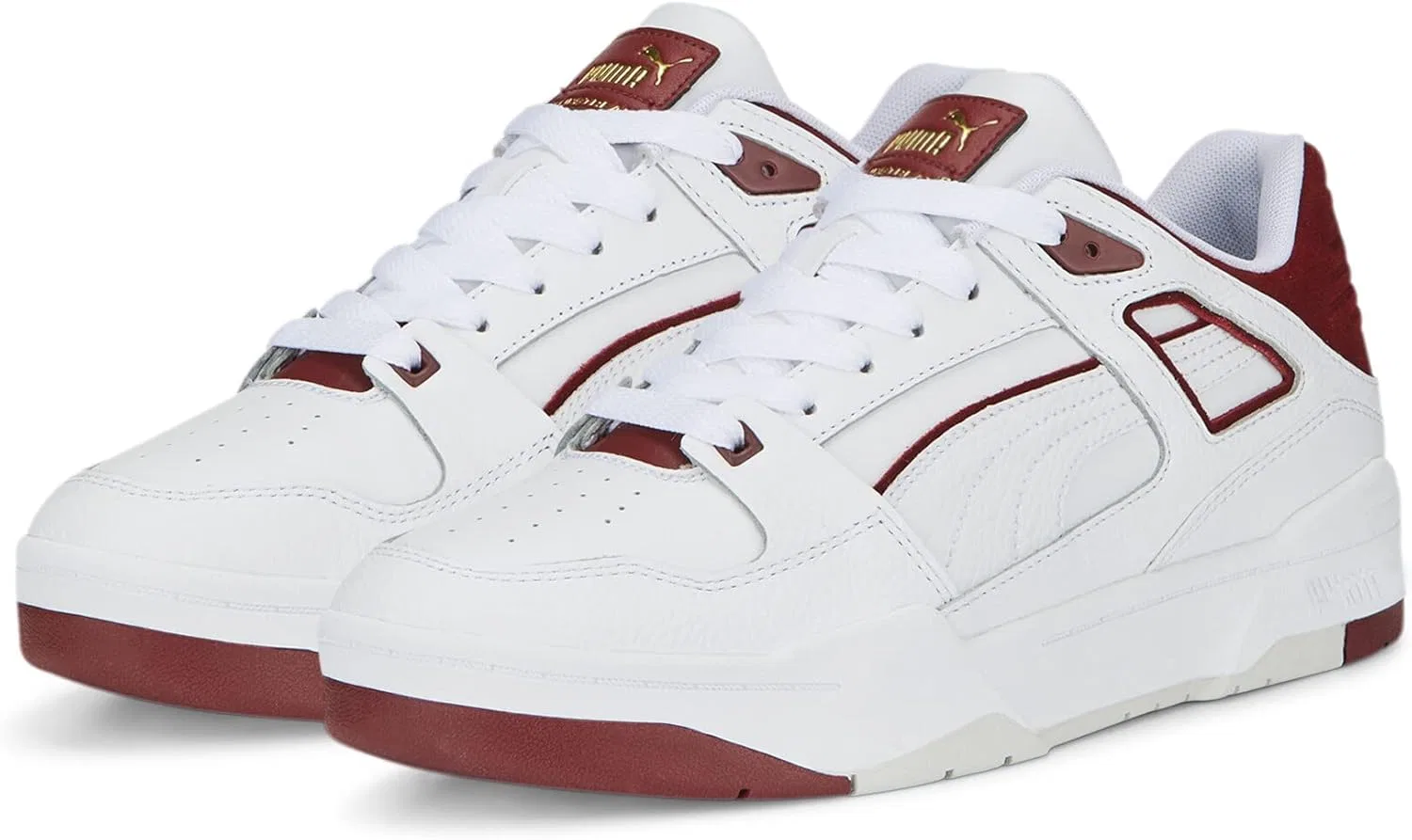Спортивные кроссовки PUMA Slipstream унисекс, White Intensive Red Nimbus Cloud