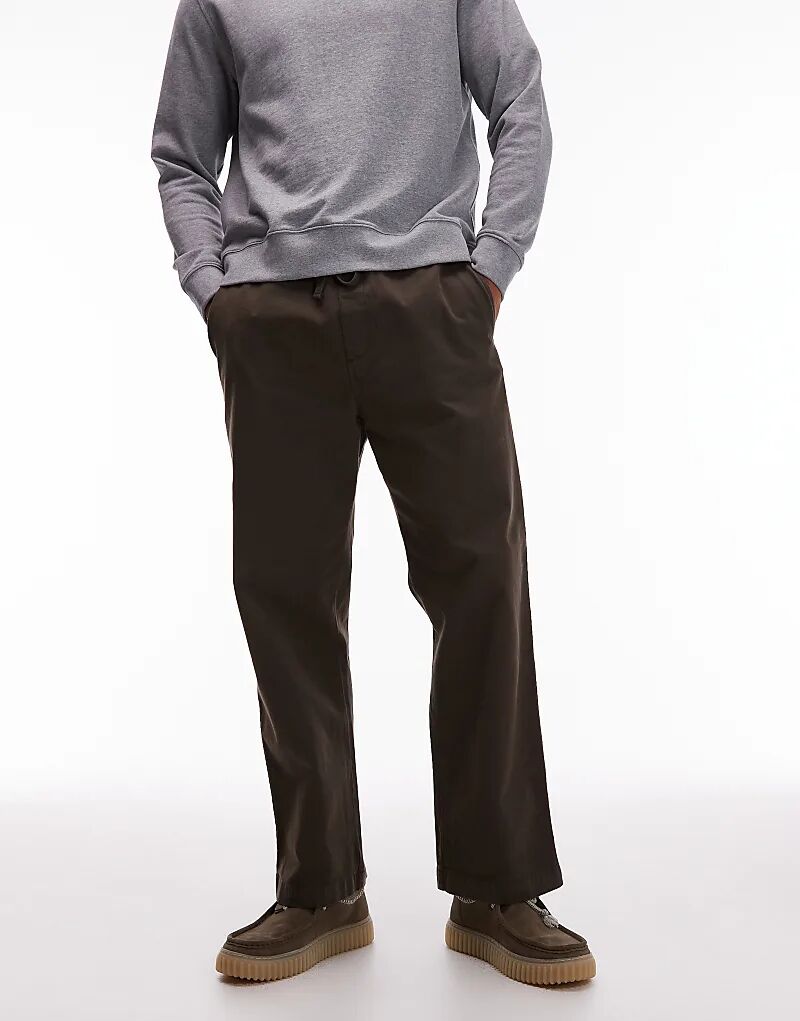 

Свободные брюки Carhartt WIP Floyde коричневого цвета