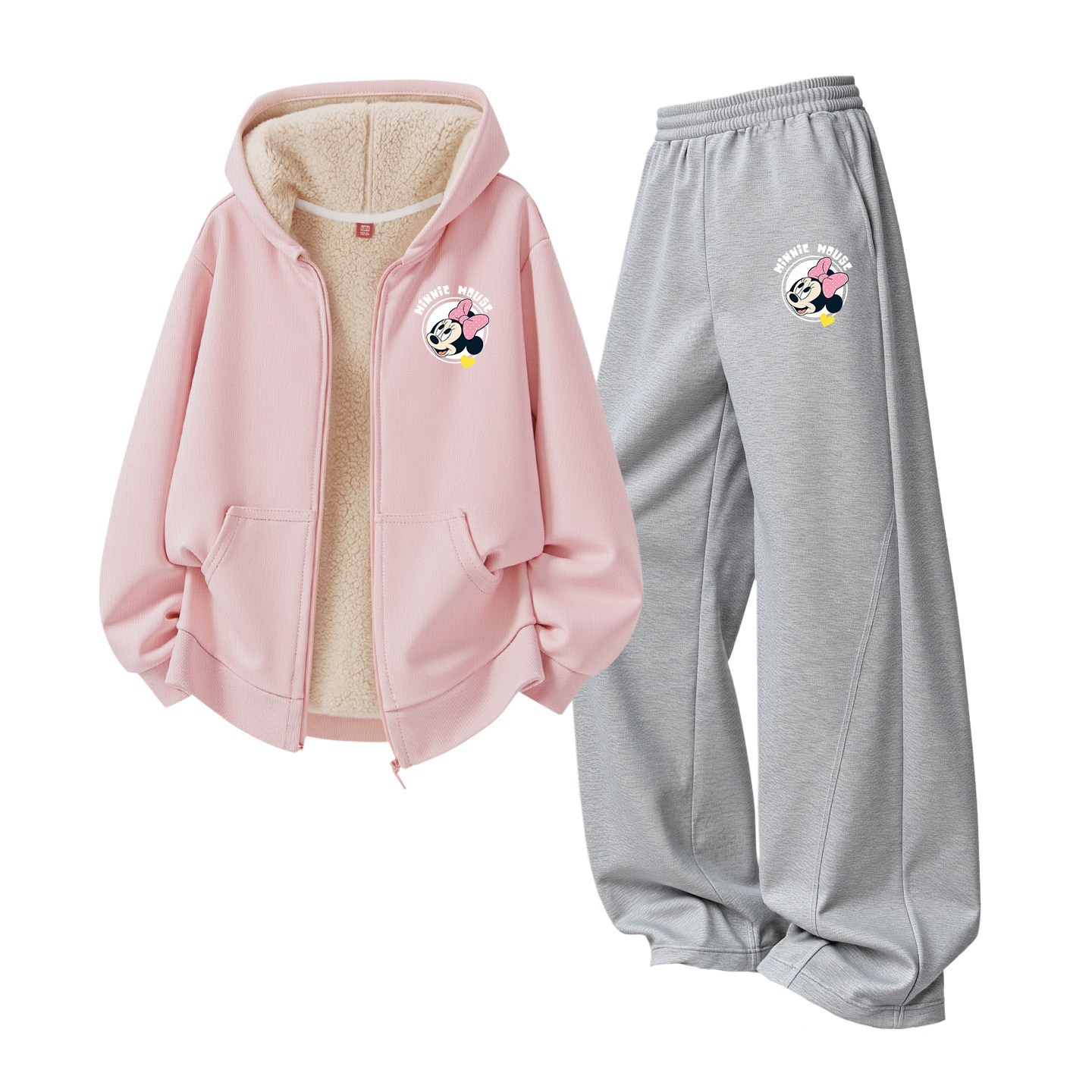 

Детская повседневная спортивная одежда Disney, розовый