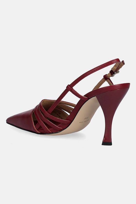Кожаные туфли-лодочки Haisley Michael Michael Kors, бордовый — фото 3