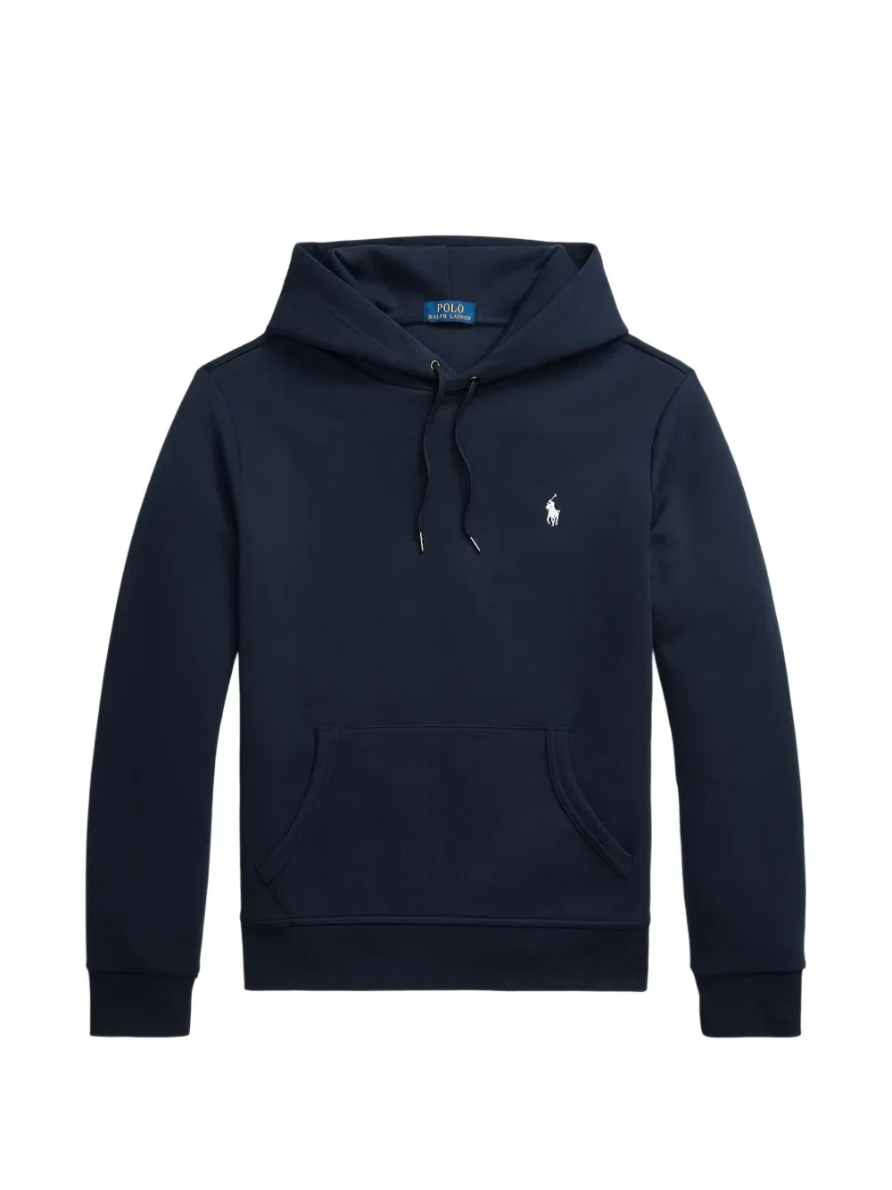 Толстовка с капюшоном и завязками, украшенная деталями в виде пони Polo Ralph Lauren, синий